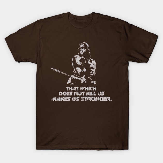 Conan The Barbarian - Vintage T-Shirt by Jusstea